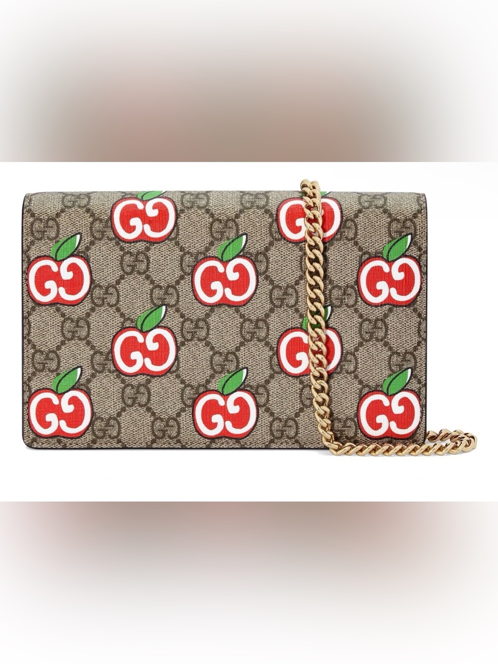 11 left! 15 Spot Quickie! Gucci GG Supreme Apple Print WOC Ltd edition - Picture 6 of 11